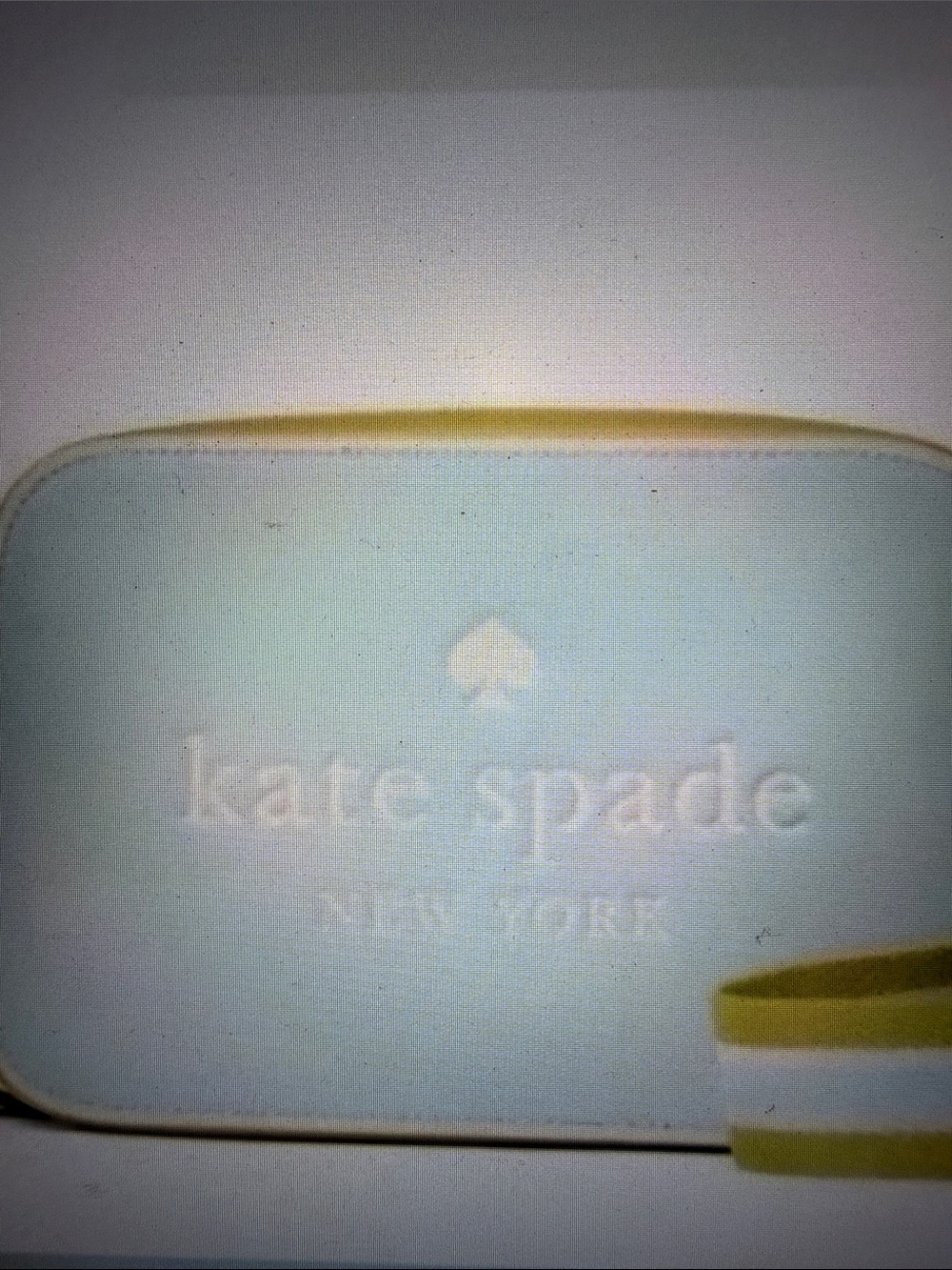 Kate Spade Oh Snap Colorblock Mini Camera Bag NWOT blue w/lime